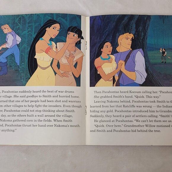 Disney's Pocahontas 1995 Illustrated Book Walt Disney Story - Picture 9 of 9